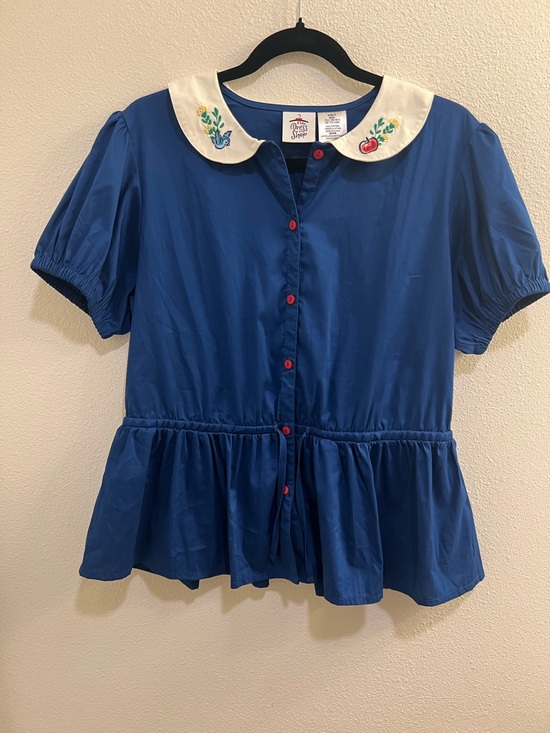 The Dress Shop_Disney Tops - The Dress Shop, size Large Snow White peplum blouse
